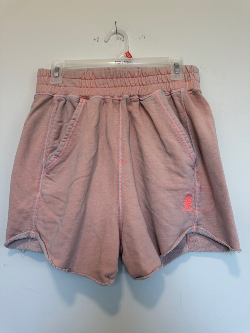 FP Movement by Free People Dusty Pink Terry Pull-On Shorts